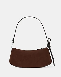 Loop Suede And Shiny Leather Mini Bag