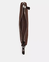 Loop Suede And Shiny Leather Mini Bag