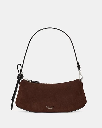 Loop Suede And Shiny Leather Mini Bag