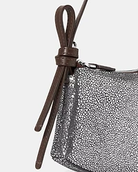 Loop Metallic Dot Suede Mini Bag