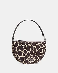 Wink Giraffe Suede Wristlet