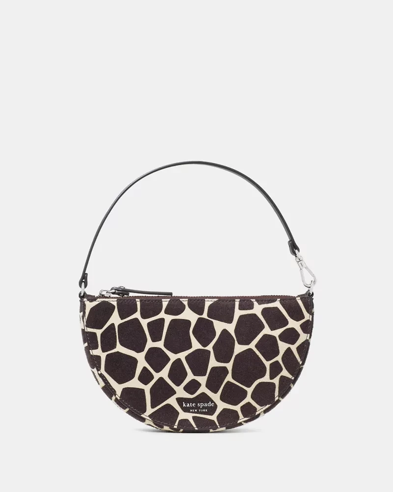 Wink Giraffe Suede Wristlet