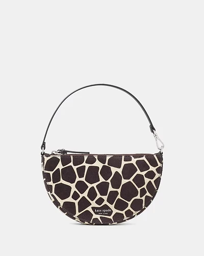 Wink Giraffe Suede Wristlet