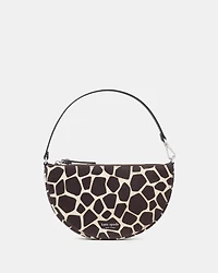 Wink Giraffe Suede Wristlet