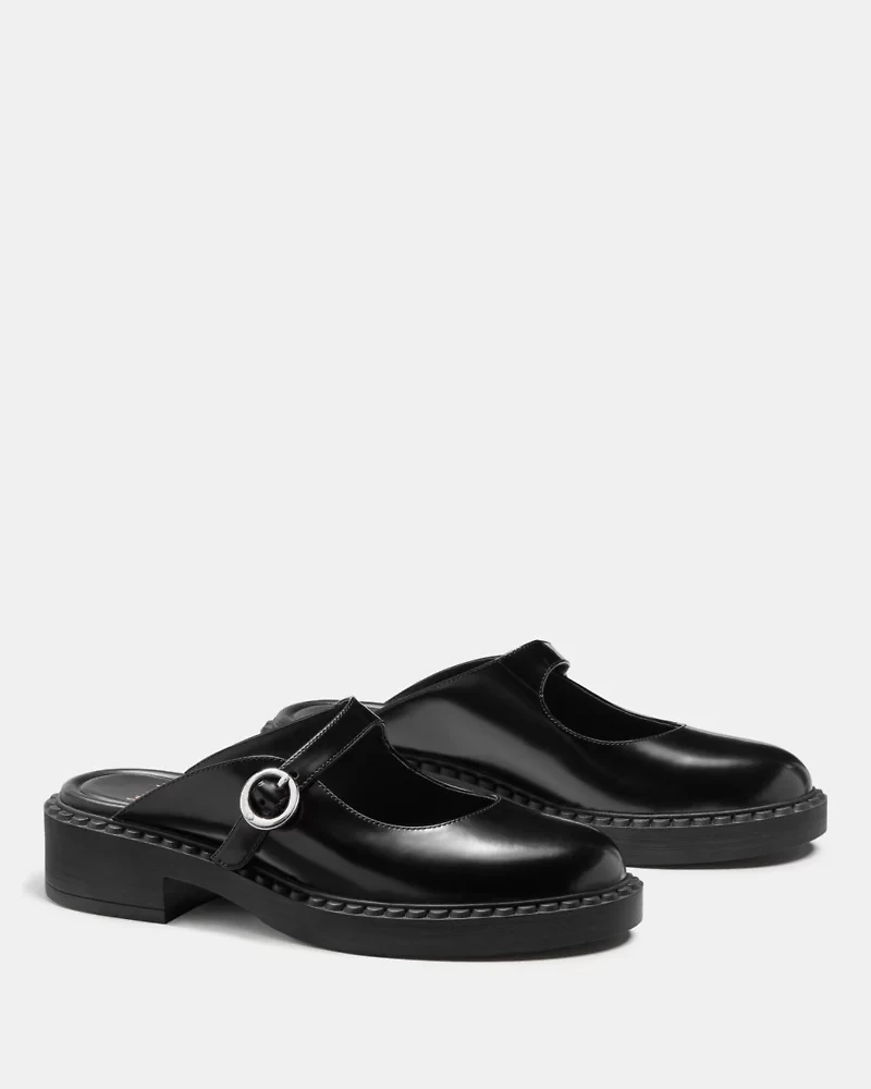 Halo Mary Jane Mule Flat