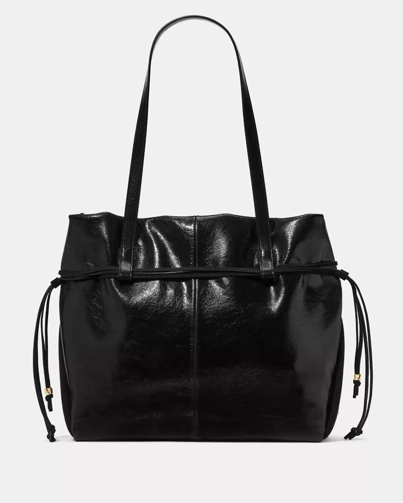 Rio Shiny Leather Tote Bag