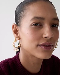 Gilded Garden Statement Hoops