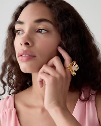 Gilded Garden Statement Ring