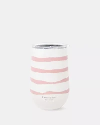 Pink Goddess Stripe Wine Tumbler