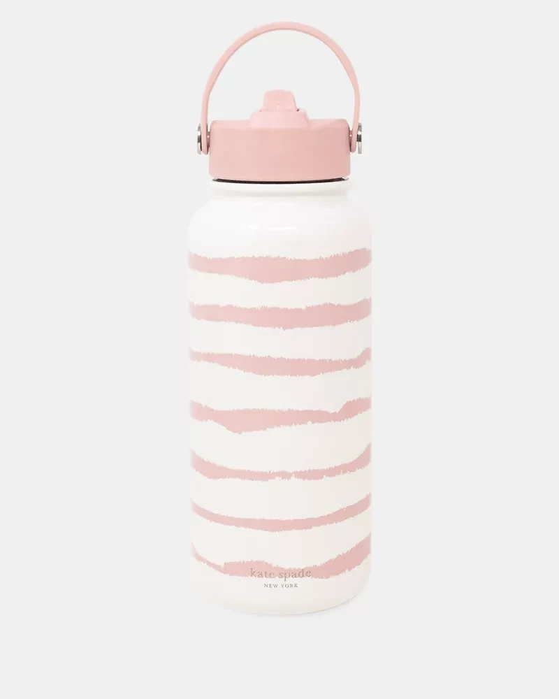 Pink Goddess Stripe Water Bottle 