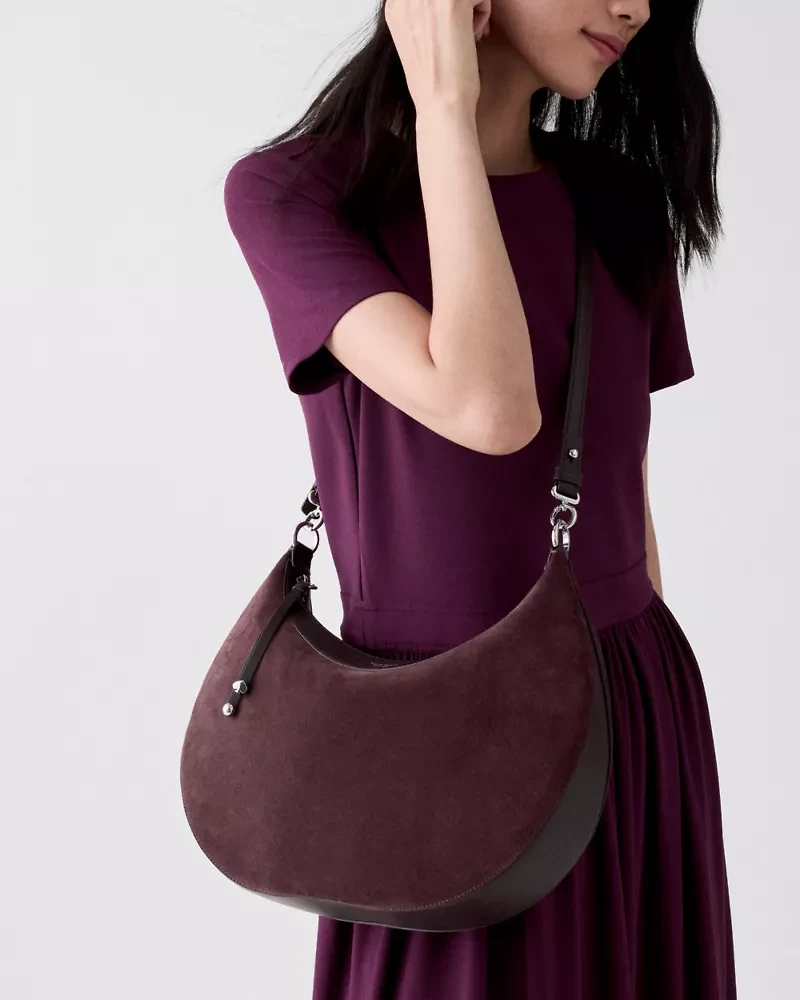 Liv Suede Large Shoulder Bag