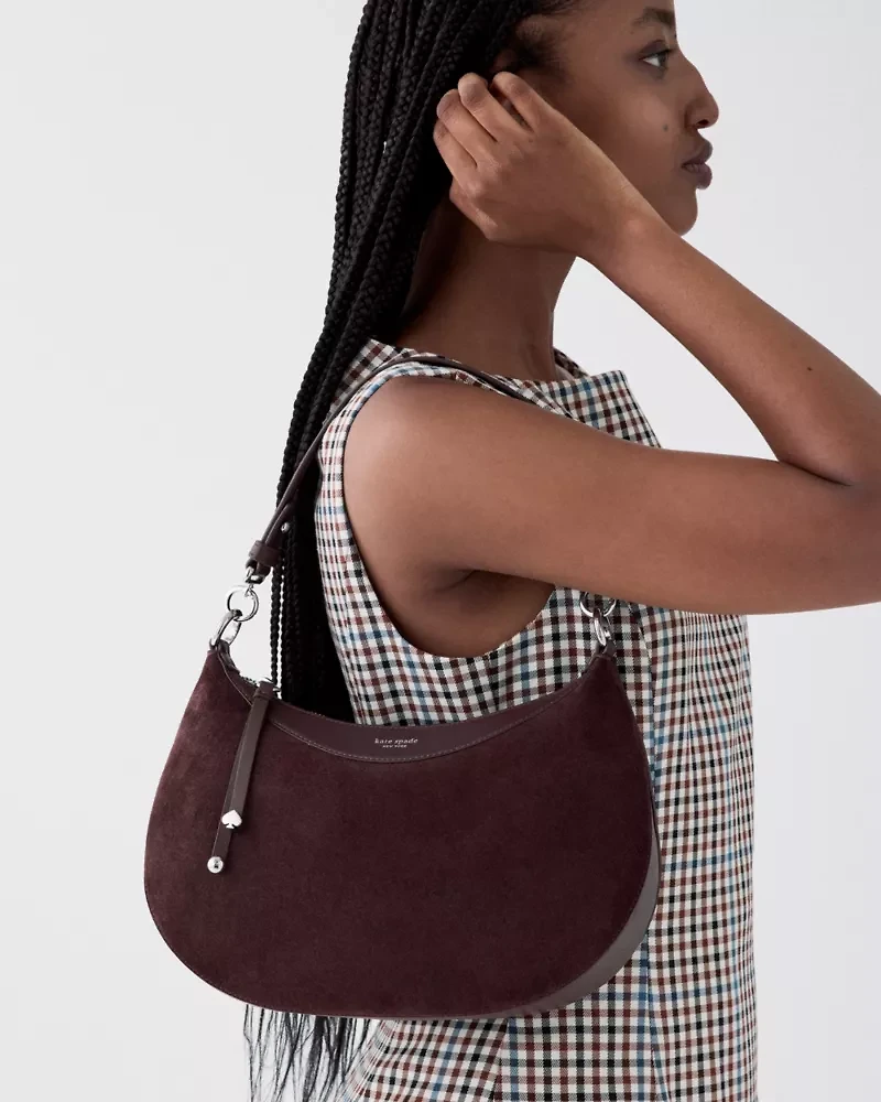 Liv Suede Shoulder Bag