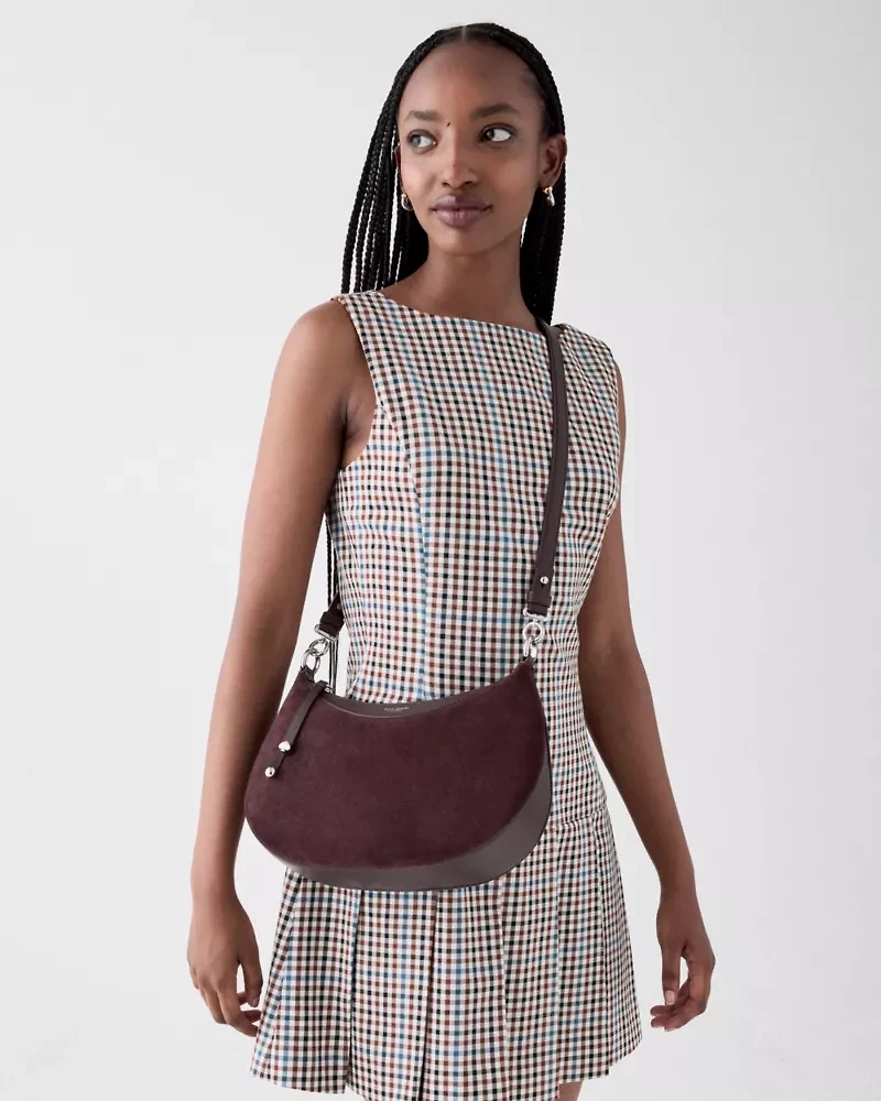 Liv Suede Shoulder Bag