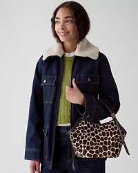 Deco Giraffe Haircalf Small Tulip Tote Bag