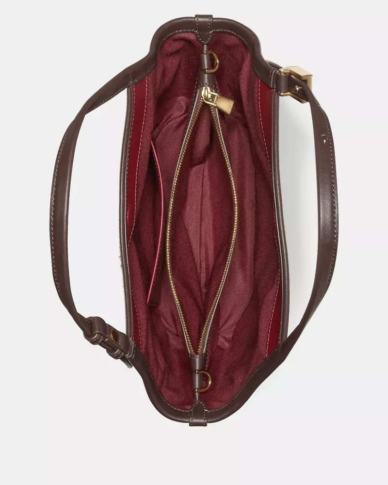 Deco Giraffe Haircalf Small Tulip Tote Bag