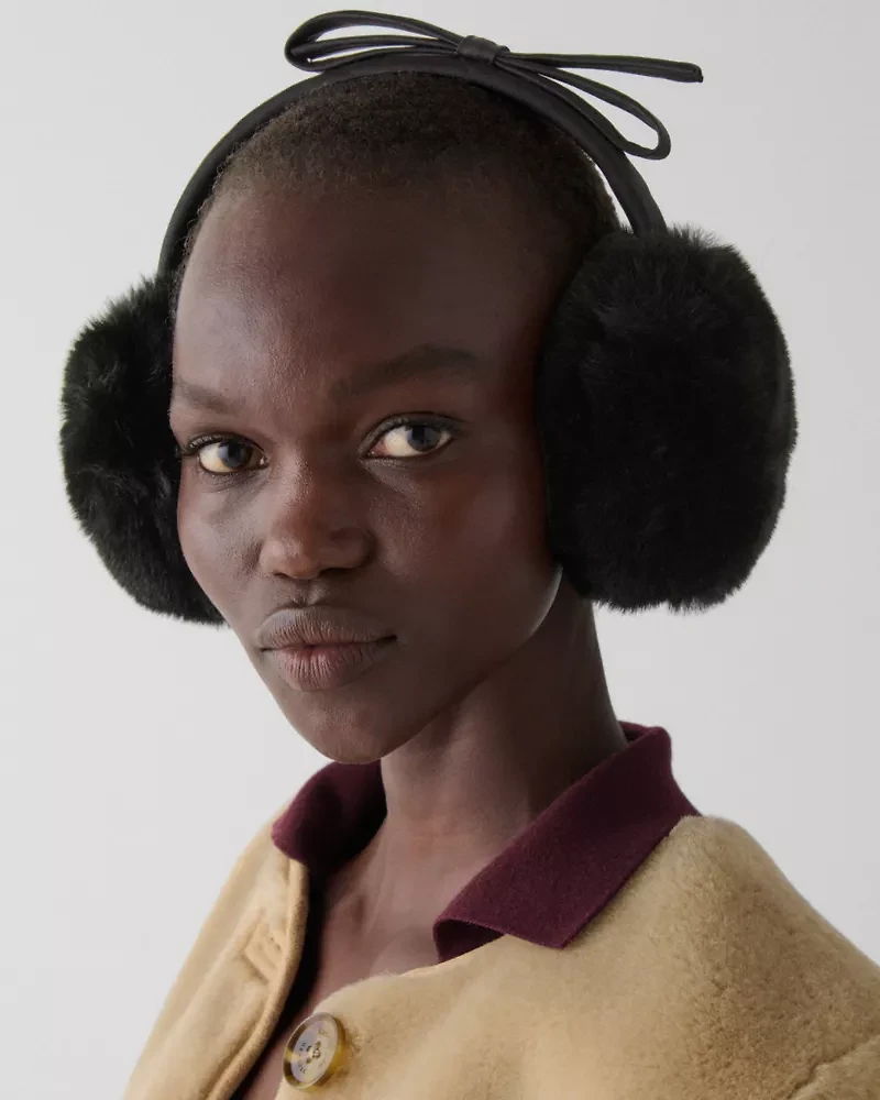 Shoelace Bow Earmuffs