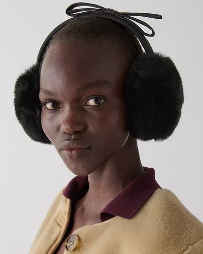 Shoelace Bow Earmuffs