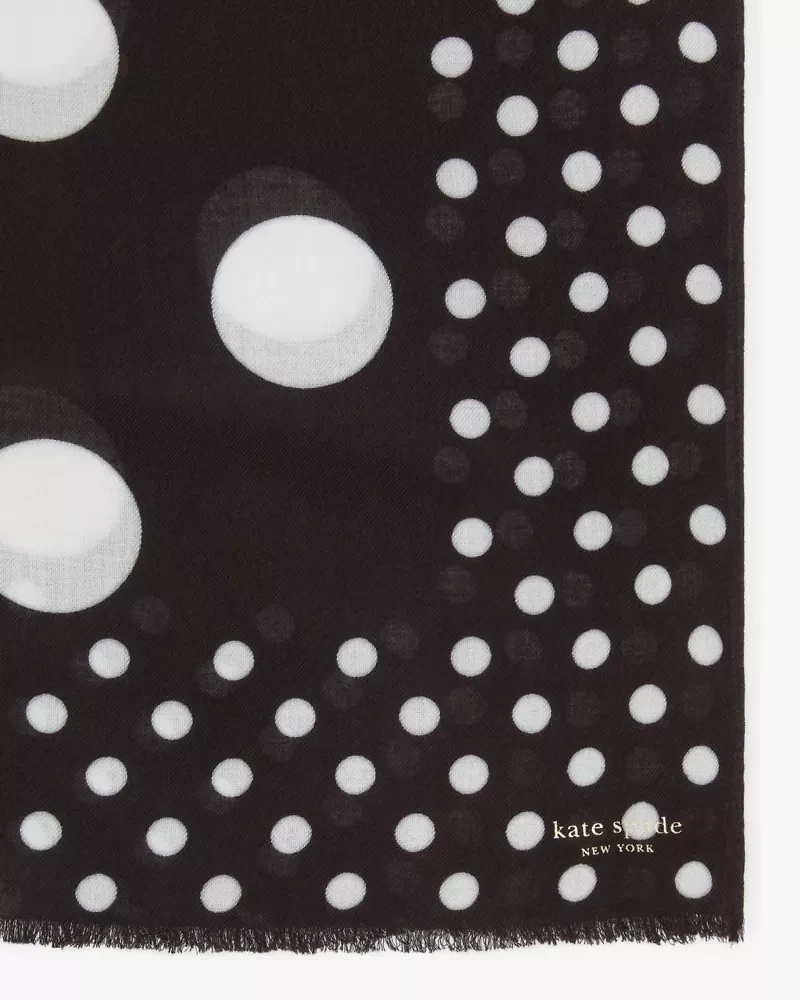 Breezy Dot Oblong Scarf