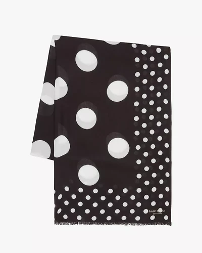 Breezy Dot Oblong Scarf