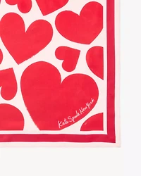 Sweet Hearts Silk Bandana