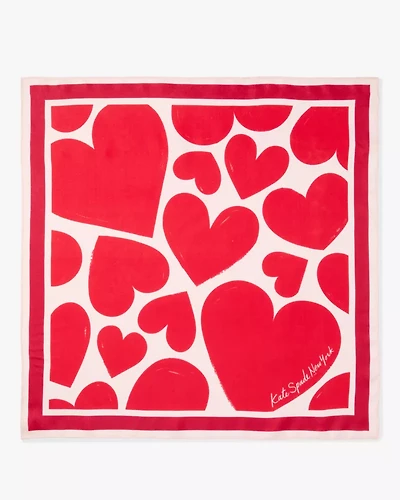 Sweet Hearts Silk Bandana
