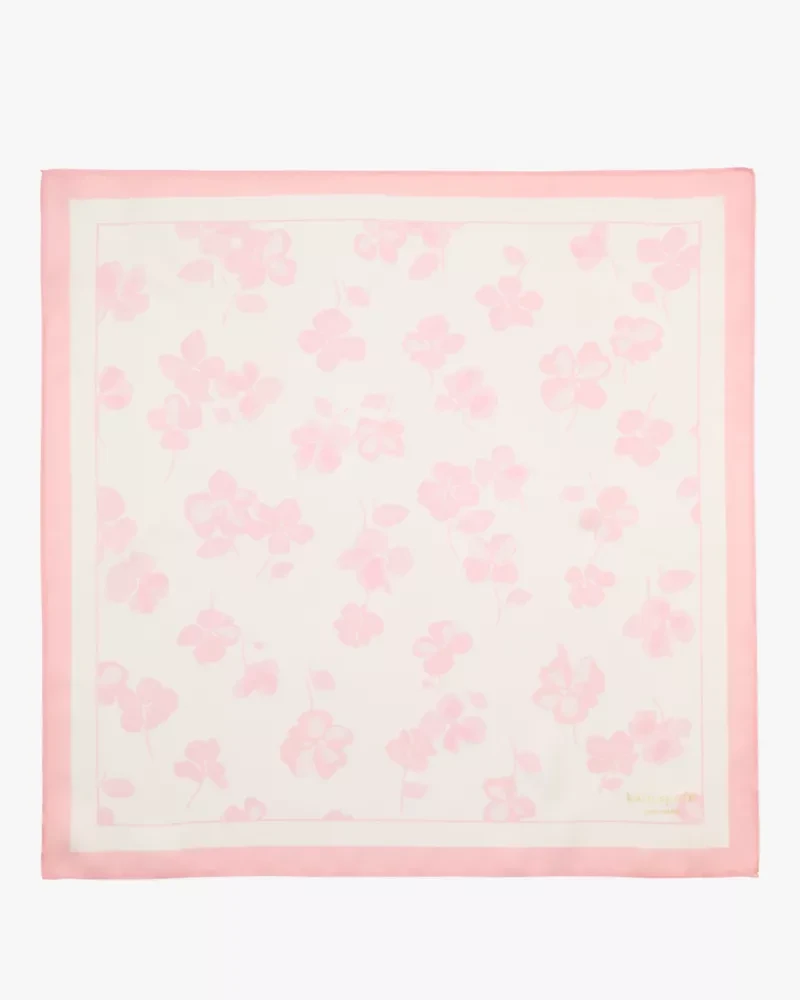 Springtime Gardens Silk Square Scarf