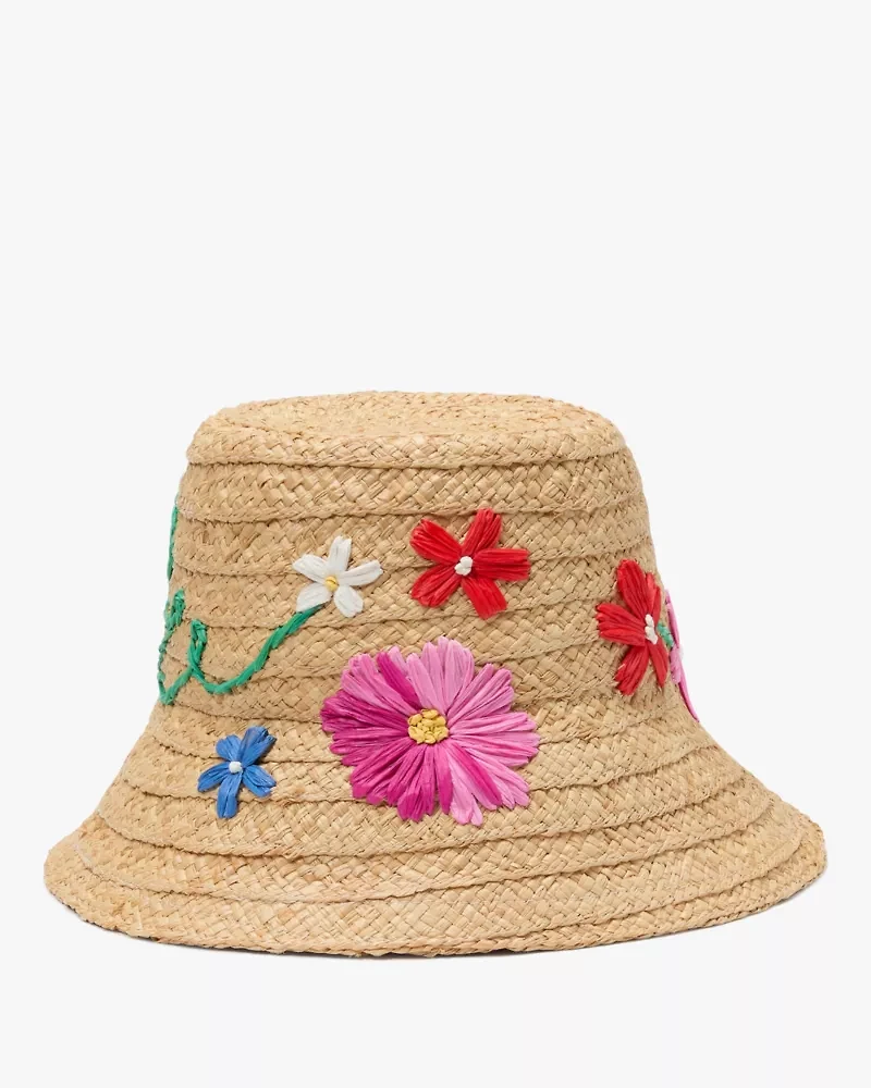 Floral Embroidered Sunhat