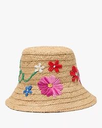Floral Embroidered Sunhat