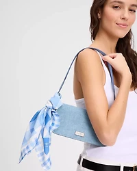 Beach Plaid Silk Bandana