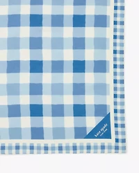 Beach Plaid Silk Bandana