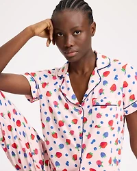 Mixed Berries Cropped Pj Set