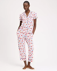 Mixed Berries Cropped Pj Set