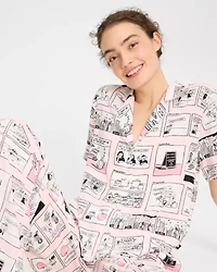 Newspaper Comics Long Pj Set