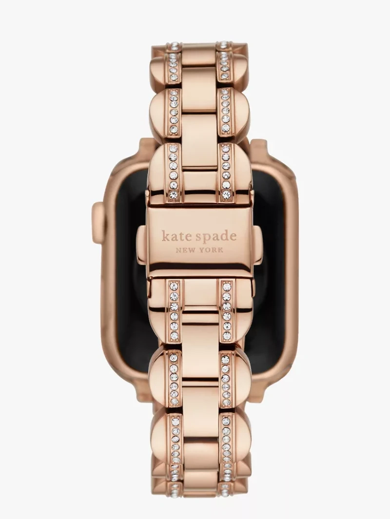 Rose Gold Pavé Scallop Link 38/40 Mm Band For Apple Watch®