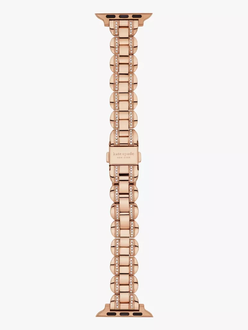 Rose Gold Pavé Scallop Link 38/40 Mm Band For Apple Watch®