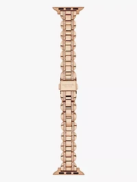 Rose Gold Pavé Scallop Link 38/40 Mm Band For Apple Watch®