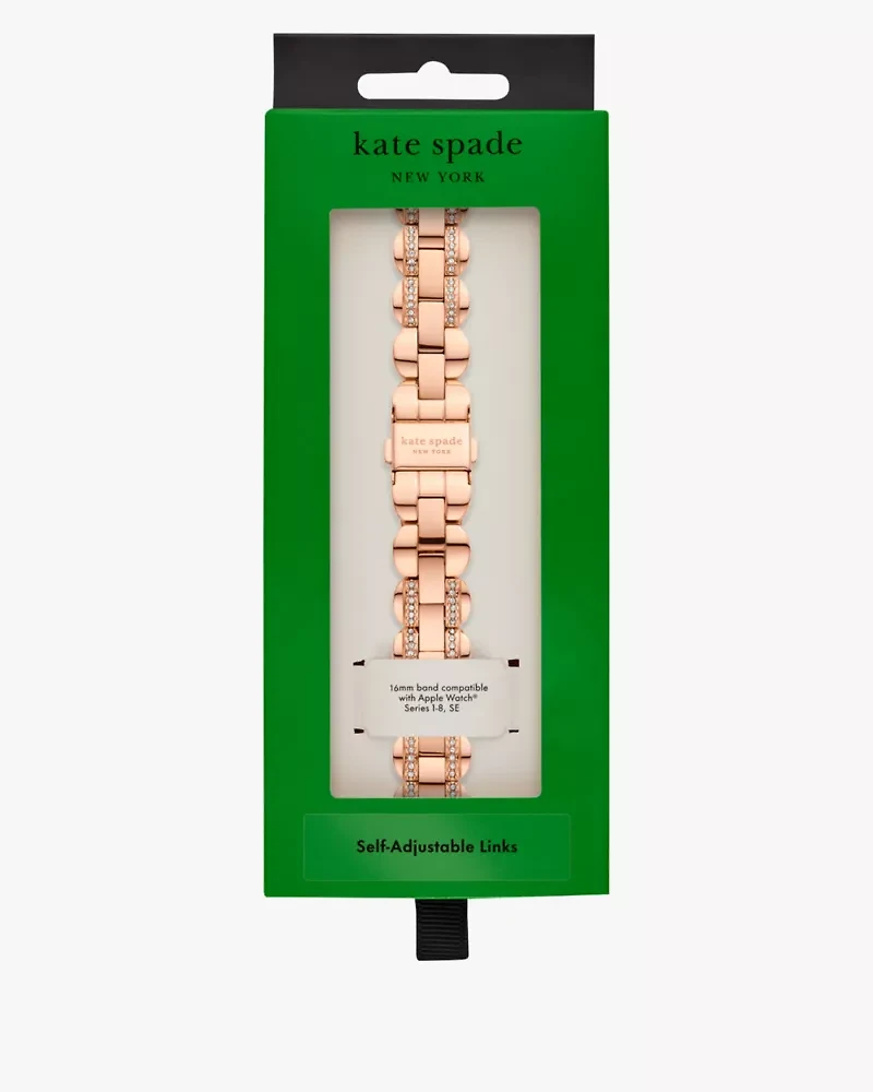 Rose Gold Pavé Scallop Link 38/40 Mm Band For Apple Watch®