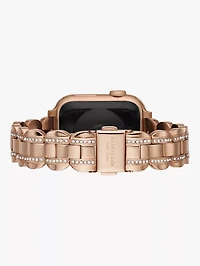 Rose Gold Pavé Scallop Link 38/40 Mm Band For Apple Watch®