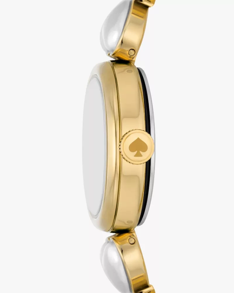 Monroe Heart Pearl Bracelet Watch