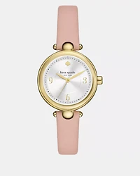 Gracie Round Leather Watch