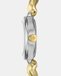 Monroe Twist Two Tone Watch