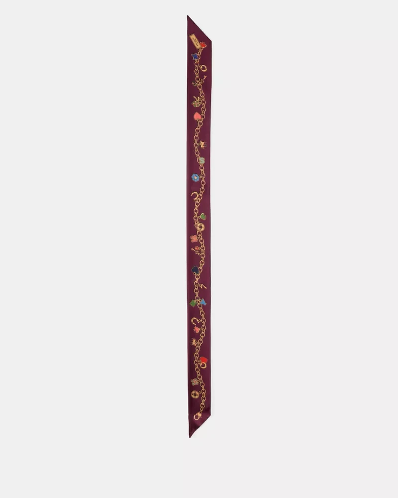 Lucky Charms Silk Skinny Scarf