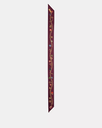 Lucky Charms Silk Skinny Scarf