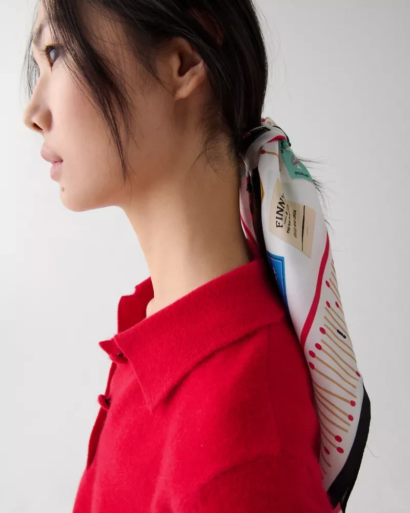 Matchbook Toss Silk Bandana