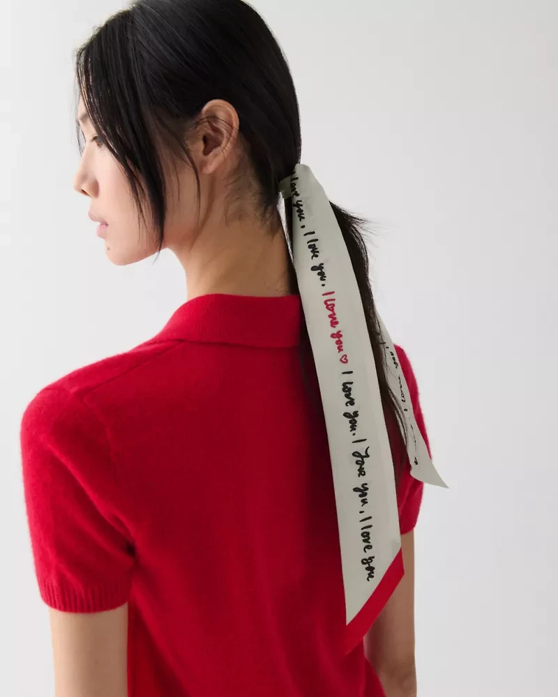 I Love You Silk Skinny