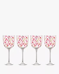 It's Raining Confetti Wine Glass Set