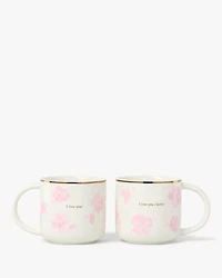 Spring Pansies Mug Set