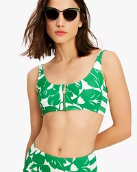 Cabana Mix Zip-front Bikini Top
