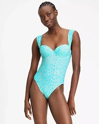 Regal Leopard One-piece Swimsuit