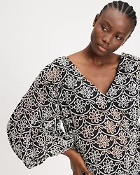 Eyelet Cover-up Dress